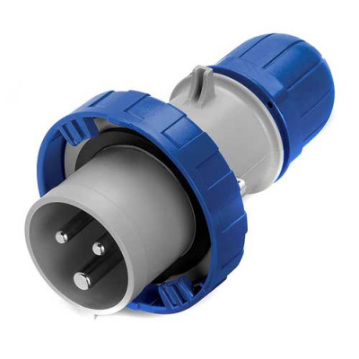 Вилка кабельная с безвинтовыми клеммами IP67 32A 2P+E 230В DKC DKC  DIS2183233F