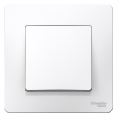Выключатель 1-клавишный скрытой установки (cхема 1) 6A 250B Systeme Electric Blanca Белый Systeme Electric Blanca BLNVS006101