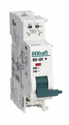 Расц. незав. c доп. контактом 24В, 48В AC_DC для ВА-101 нов. DEKraft DEKraft  18103DEK