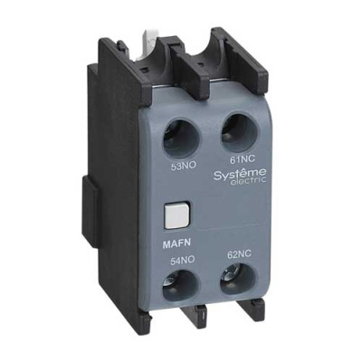 Systeme Electric Блок контактный доп. MC1G/E 2НО фронтальный монтаж (LAEN20) Systeme Electric MC1G/E MAFN20