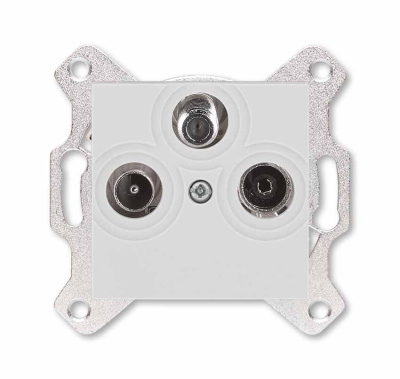 Розетка TV-R-SAT единственная серый ABB Levit ABB Levit 2CHH083303A6016