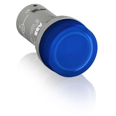 Лампа CL2-506L синяя со встроенным светодиодом 6,3В DC ABB ABB  1SFA619403R5064