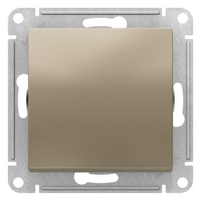 Переключатель 1-клавишный сх.6 10AX механизм Schneider Electric AtlasDesign Шампань Systeme Electric AtlasDesign ATN000561