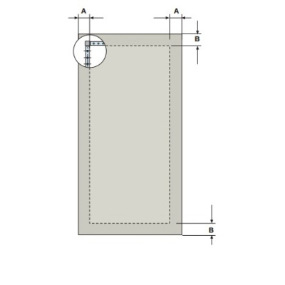 Панель глухая задняя 1800х600мм, IP30/IP31, IP40/IP41 / PPEB1860 ABB System pro E power ABB E power 1STQ007611A0000