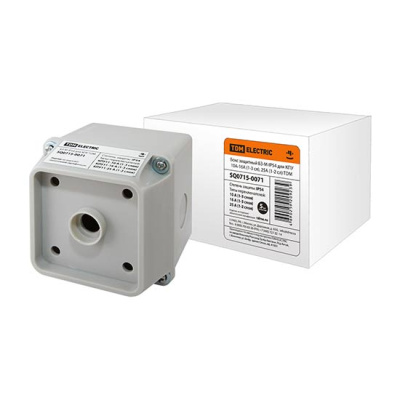Бокс защитный для КПУ 10A-16A (1-3 сл), 25A (1-2 сл), 230/400V, IP54 / белый TDM БЗ-М-IP54 TDM ELECTRIC КПУ38 SQ0715-0071