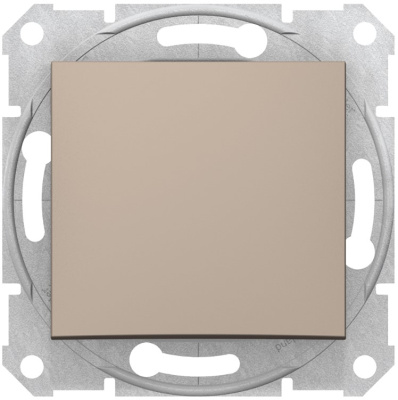 Переключатель перекрестный 1-клавишный 10A Schneider Electric Sedna Титан Schneider Electric Sedna SDN0500168