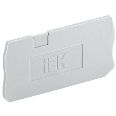 Заглушка для КПИ 3в-1,5/2,5 3 вывода серая IEK IEK  YZN11D-3-ZGL-002-K03