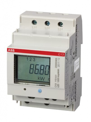 Счетчик 3ф 4-пров,1тар,акт.эн,1кл,5(40)А ABB ABB  2CMA103575R1000