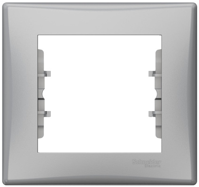 Рамка 1-постовая Schneider Electric Sedna Алюминий Schneider Electric Sedna SDN5800160