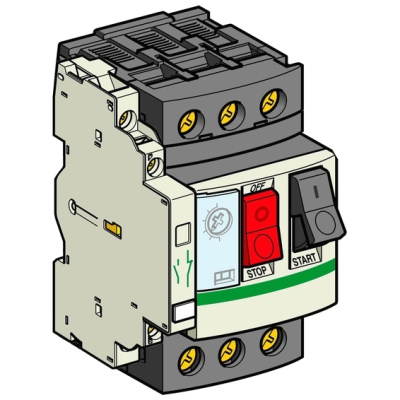 Автоматический выключатель с комбинированным расцепителем0,40-0,63А+КОН Schneider Electric Schneider Electric  GV2ME04AN11TQ