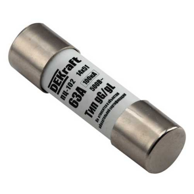 Предохранитель цилиндрич. 63A 14x51 ПЦ-102 DEKraft DEKraft  21382DEK