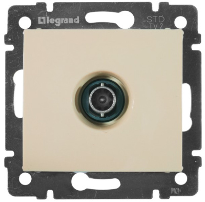 Розетка TV оконечная 10дБ Legrand Valena Слоновая кость Legrand Valena 774330