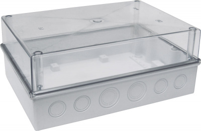 Корпус модульный пластиковый навесной c прозрачной крышкой 300х214х120мм, IP55 IEK КМПн 5/16 IEK КМПн MKP75-N-16-55-10