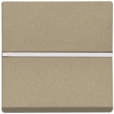 Переключатель 1-клавишный 2 мод ABB NIE Zenit Шампань N2202 CV ABB Zenit 2CLA220200N1901