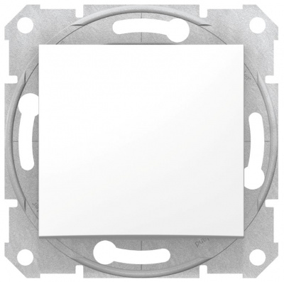 Выключатель 1-клавишный 10A Schneider Electric Sedna Белый Schneider Electric Sedna SDN0100121