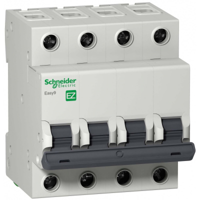 Автоматический выключатель 4P 50A B 4,5kA Schneider Electric Easy 9 Schneider Electric Easy9 EZ9F14450