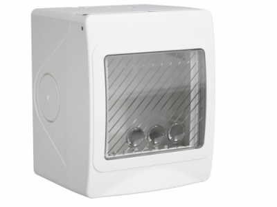 Коробка для настенного монтажа "Avanti", IP55, серая, 2 модуля DKC DKC Avanti 4403932DKC