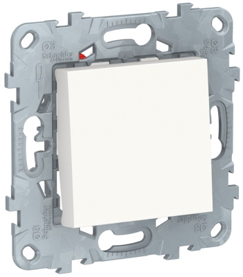 Переключатель 1-клавишный перекрестный сх.7 10 AX 250В Schneider Electric Unica New Белый Schneider Electric Unica New NU520518