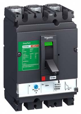 Автоматический выключатель 3P 200A 25kA Schneider Electric EasyPact EZC Schneider Electric EasyPact EZC LV525302