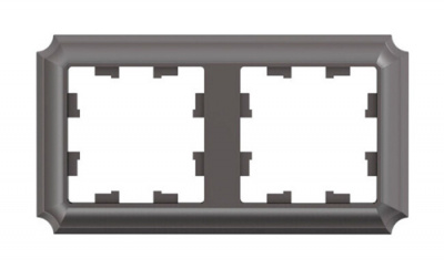 SE AtlasDesign ANTIQUE Рамка 2-постовая Мокко Systeme Electric AtlasDesign ATN100602