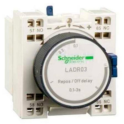 Дополнительный контактный блок с выдержкой времени 0.1…30С Schneider Electric Schneider Electric  LADT23