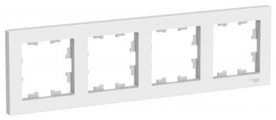 SE AtlasDesign Рамка 4-постовая Лотос универсальная Systeme Electric AtlasDesign ATN001304