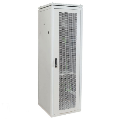 Шкаф сетевой 19" LINEA N 33U 600х800мм перфорированная передняя дверь серый ITK ITK LINEA N LN35-33U68-P
