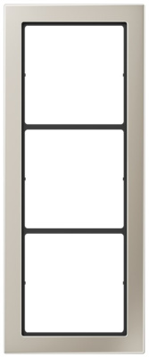 Рамка 3-постовая Jung FD-design Cталь Jung LS серия FDES2983