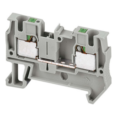 Клем втыч.проходной, 2тчк, 4мм,серый Schneider Electric Schneider Electric  NSYTRP42