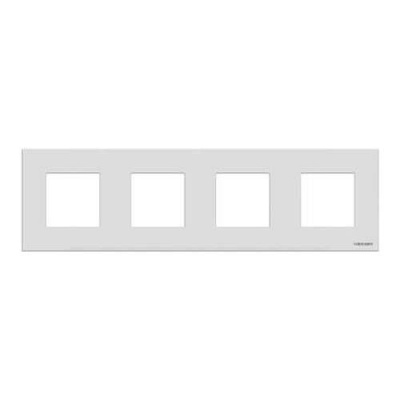 Рамка 4-постовая 2+2+2+2 мод ABB NIE Zenit Серебряный N2274 PL ABB Zenit 2CLA227400N1301