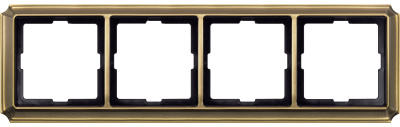 Рамка 4-постовая Merten Antique Античная латунь Merten Antique MTN483443