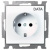 Розетка с заземлением с маркировкой DATA ABB Basic55 Белый ABB Basic 55 2CKA002011A3854