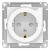 Розетка с заземлением со шторками с выталкивателем 16A механизм Schneider Electric AtlasDesign Белый Systeme Electric AtlasDesign ATN000147
