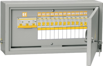 Щит освещения 210х410х120мм, IP31 / светло-серый IEK ОЩВ-3-63-12-0 36 IEK ОЩВ MSM10-3N-12-31