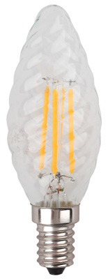 Лампа светодиодная филаментная свеча E14 170-265В 7Вт 2700К ЭРА ЭРА F-LED F-LED BTW-7W-827-E14