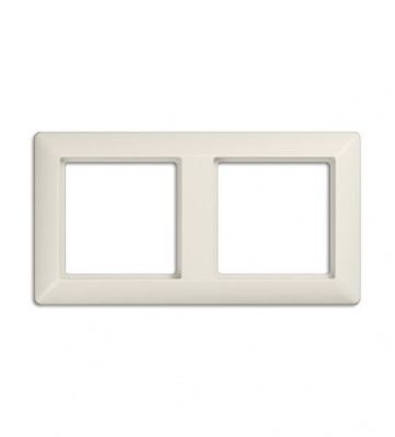 Рамка ударопрочная 2-постовая Jung AS 500 Слоновая кость Jung AS 500 AS582BF