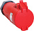 Розетка переносная 3P+РЕ+N 16A/380V IP44 красный IEK Magnum ССИ-215
