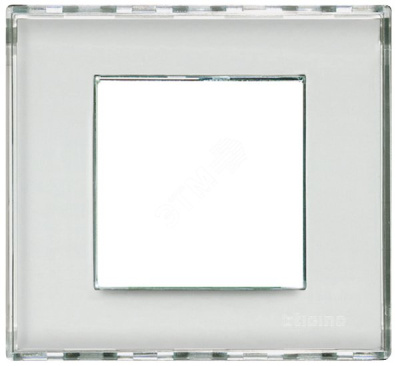 Рамка прямоугольная 2 мод Bticino Living Light Kristall Bticino Living Light LND4802KR