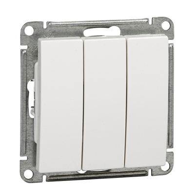 W59 3-клавишный Выключатель, 10АХ, механизм, белый Schneider Electric Systeme Electric  VS0510-351-1-86