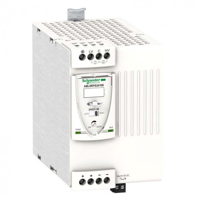 Блок питания 24В/10А 1-фазный ~100..120В И ~200..500В/24В 10A Schneider Electric  ABL8RPS24100