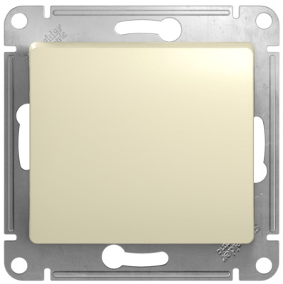 Выключатель кнопочный 10A (схема 1) Systeme Electric Glossa Бежевый Systeme Electric Glossa GSL000215