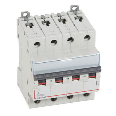 Автоматический выключатель 4P 3A B 6kA Legrand DX3 Legrand DX3 407619