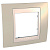 Рамка 1-постовая Schneider Electric Unica Хамелеон Песчаный/Бежевый
