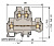 Клеммник винтовой 6мм2 синий ABB M6/8.N