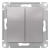 Переключатель 2-клавишный сх.6 10AX механизм Schneider Electric AtlasDesign Алюминий Systeme Electric AtlasDesign ATN000365