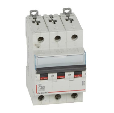 Автоматический выключатель 3P 50A C 6kA Legrand DX3 Legrand DX3 407864