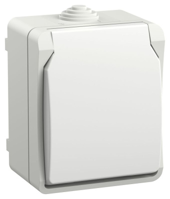 FORS Роз. с з/к/ш о/у 16А IP54 РСб20-3-ФБ бел. IEK IEK Форс ERS12-K01-16-54-DC