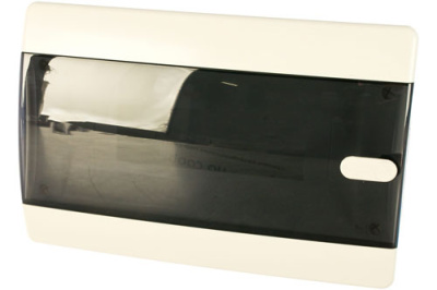 Щит встраиваемый 12 мод. IP41 прозрачная черная дверца Tekfor Tekfor  01-02-021