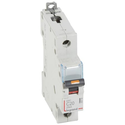 Автоматический выключатель 1P 20 A C 25kA Legrand DX3 Legrand DX3 409756