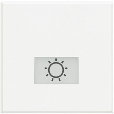 Клавиша с подсвечиваемым символом Лампа 2 мод Bticino Axolute Axial Белый Bticino Axolute HD4921M2LA